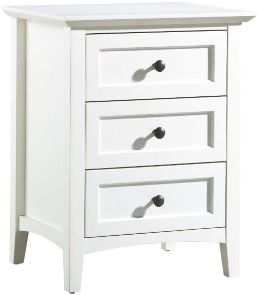 Modus Furniture Paragon White Nightstand-0