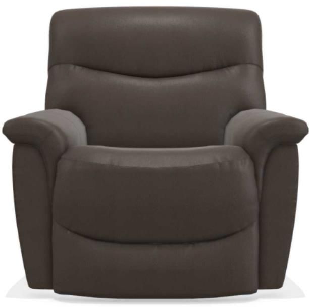 La-Z-Boy® James Walnut Leather Power Rocking Recliner with Headrest and Lumbar-1