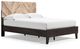Signature Design by Ashley® Piperton 2-Piece Two-tone Brown/Black Queen Panel Platform Bed Set-1