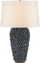 Currey & Company Milos Blue/Off-White Table Lamp-0