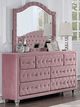 Furniture of America® Zohar Pink Dresser-4
