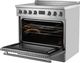 FORNO® Torino Series Alta Qualita 36" Stainless Steel Freestanding Induction Range-5