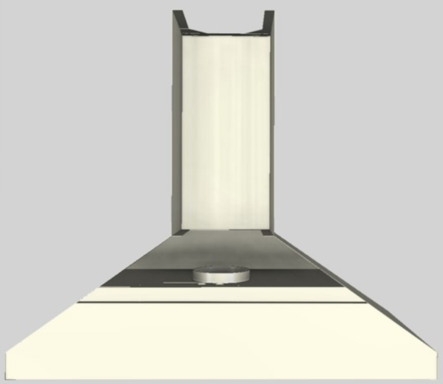 Vent-A-Hood® 42" Biscuit Wall Mounted Range Hood-1