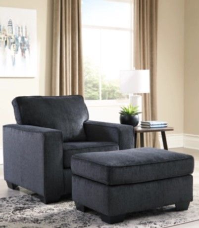 Signature Design by Ashley® Altari 2-Piece Slate Living Room Chair Set-3