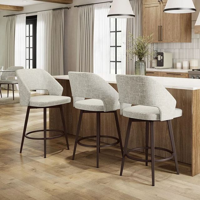 Amisco Customizable Lorna Swivel Counter Stool-1