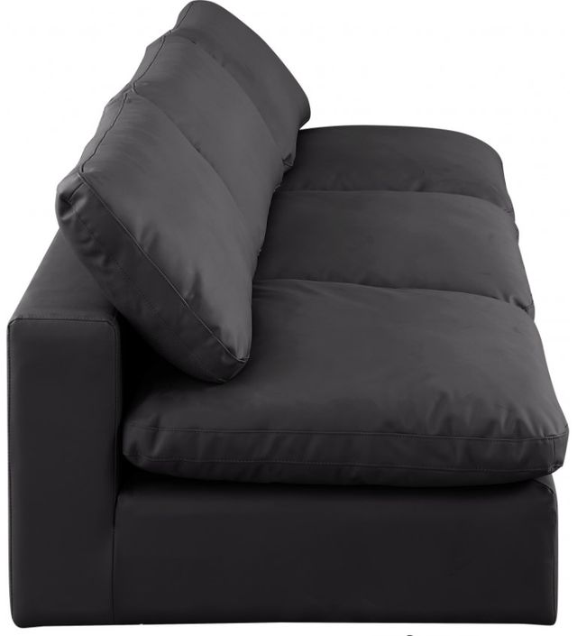 Meridian Furniture Comfy 3-Piece Black Armless Sofa-2