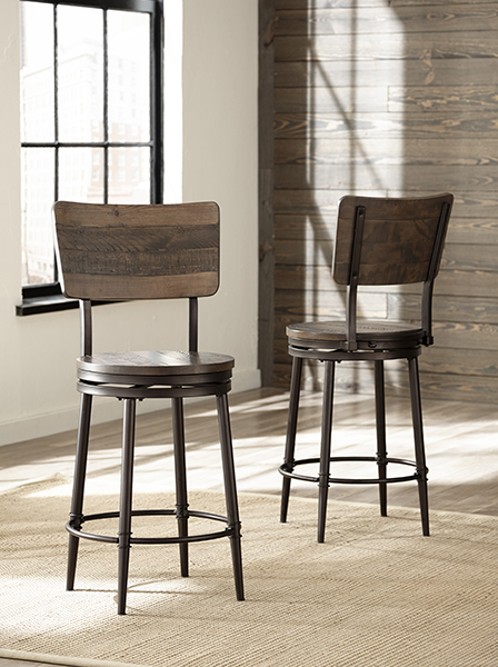 Hillsdale Furniture Jennings Swivel Counter Stool - Thumbnail 3