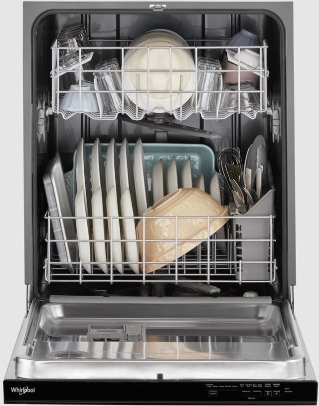 Whirlpool® 24" Black Built In Dishwasher-2
