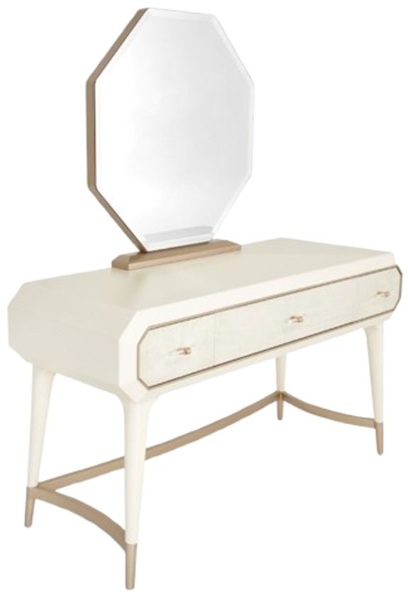 Michael Amini® La Rachelle 2-Piece Medium Champagne Vanity Set-0