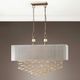 Uttermost by Carolyn Kinder Santina Beige 2 Light Shade Pendant-1