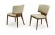 VIG Furniture Modrest Stanley 2-Piece Beige/Walnut Dining Chair Set-4