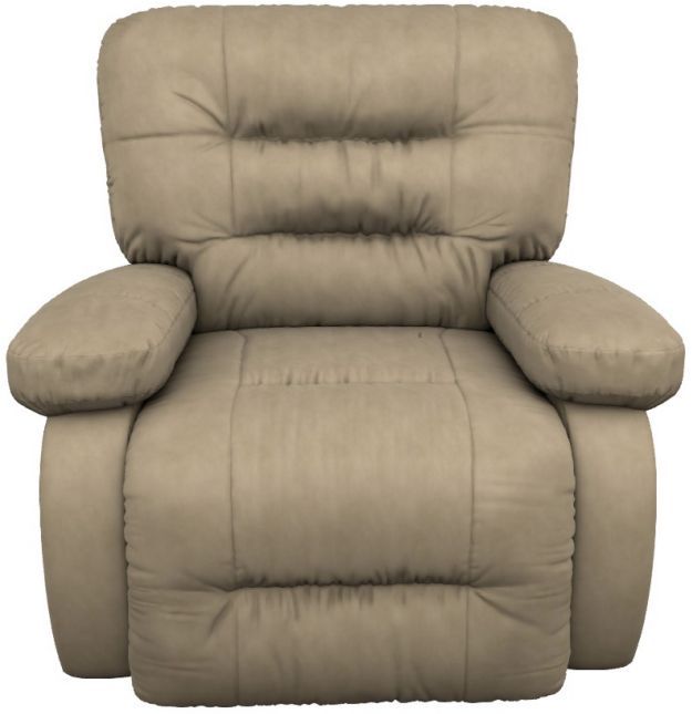Best® Home Furnishings Maddox Mushroom Leather Rocker Recliner-1