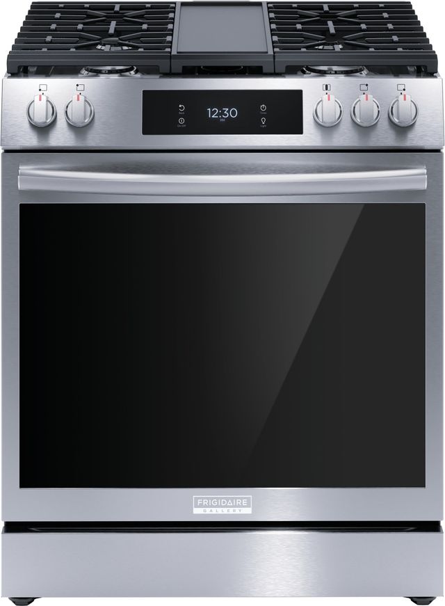 Scratch and Dent - Frigidaire Gallery® 30" Smudge-Proof® Stainless Steel Slide In Gas Range-0