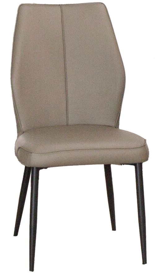 Cramco Marta Matte Black/Mocha Dining Side Chair-0