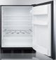 Summit® 5.5 Cu. Ft. Stainless Steel Under the Counter Refrigerator-2