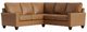 Bassett® Furniture Customizable Benchmade Premier 2-Piece Leather Large Track Arm L-Shaped Sectional -0