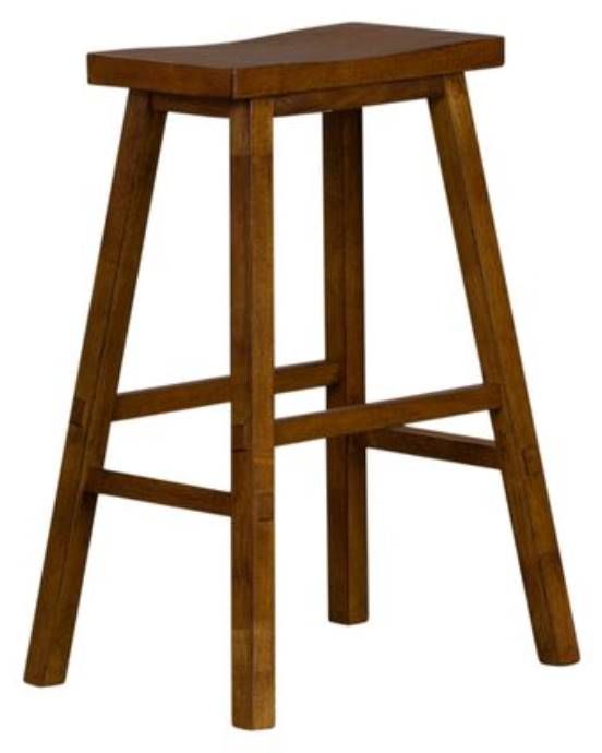 Liberty Furniture Creations II  Tobacco 30" Sawhorse Barstool-2