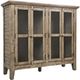 Jofran Inc. Rustic Shores Watch Hill Weathered Gray 4-Door Accent Cabinet-0