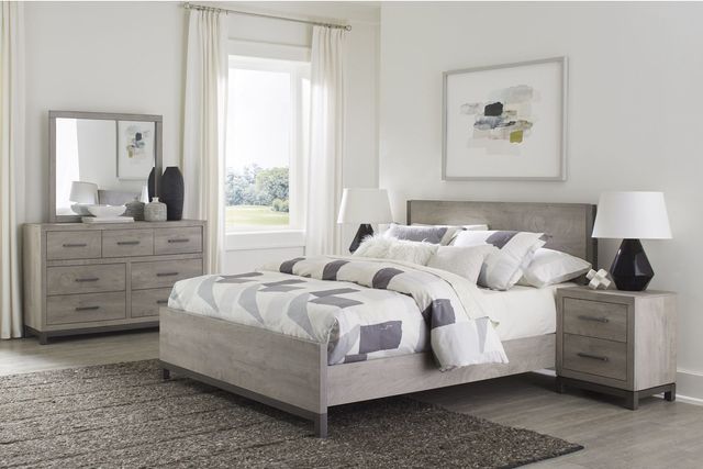 Homelegance® Zephyr Gray Eastern King Panel Bed-3