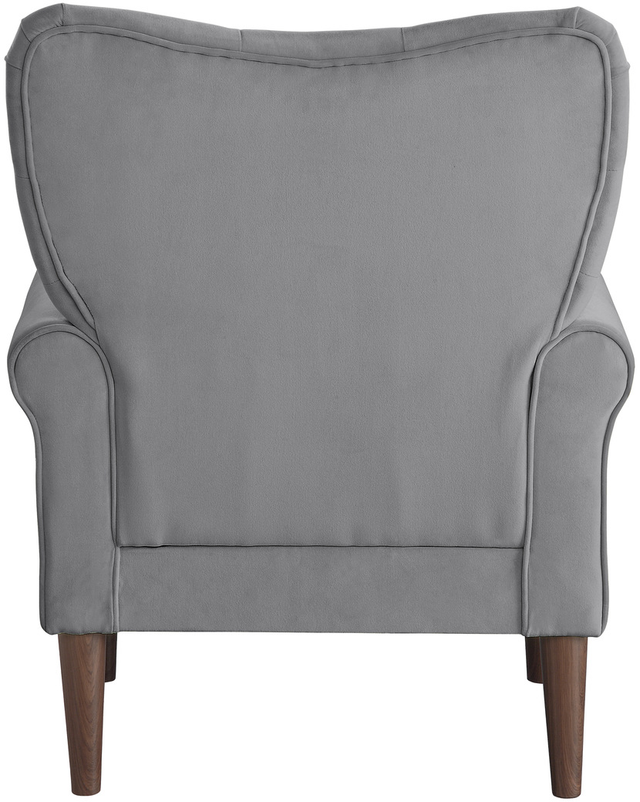 Mazin Furniture Kyrie Gray Upholstered Accent Chair-3