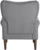 Mazin Furniture Kyrie Gray Upholstered Accent Chair-3
