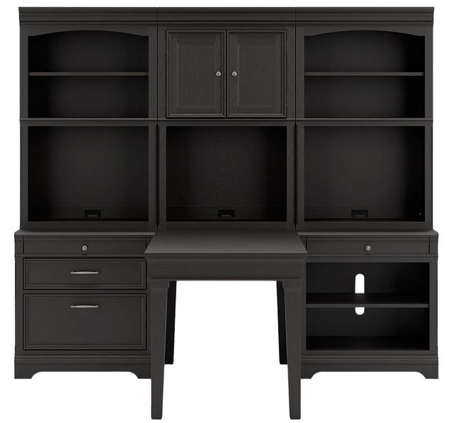 Signature Design by Ashley® Beckincreek 6-Piece Black Office Desk Set-2
