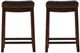 Linon Claridge 2-Piece Brown Counter Stool Set-2