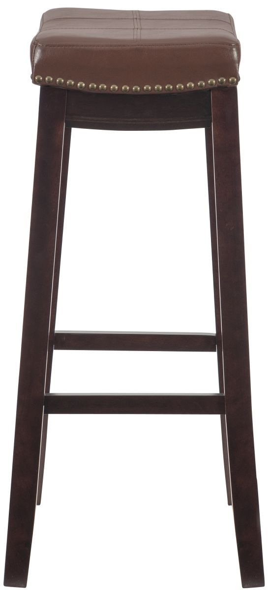 Linon Claridge Brown/Cognac Bar Stool-3
