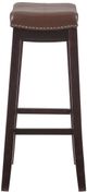 Linon Claridge Brown/Cognac Bar Stool-3