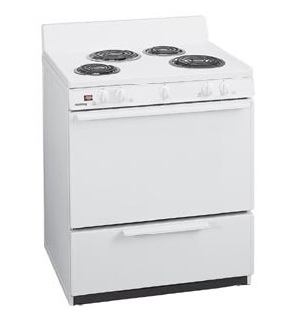 Premier Peerless 30 White Freestanding Electric Range