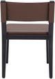 Zuo® Modern Roxas 2-Piece Black/Brown Dining Side Chair Set-4