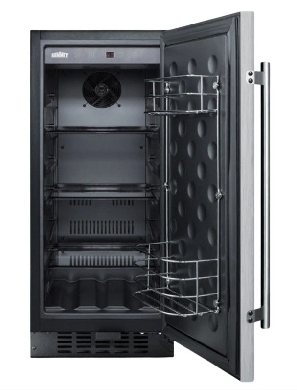 Summit® 3.0 Cu. Ft. Stainless Steel Under the Counter Refrigerator-1