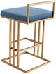 TOV Furniture Trevi Slub Blue Counter Stool-1
