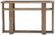 Michael Amini® Del Mar Sound Glass Top Console Table with Boardwalk Base-1
