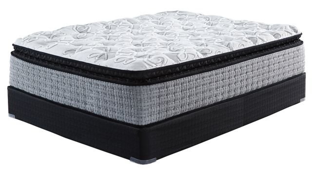 Sierra Sleep® by Ashley® M632 Mt Rogers Ltd Hybrid Plush Pillow Top Queen Mattress-2