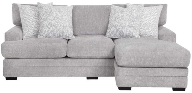 Franklin™ Sterling Matcha Nickel Sofa with Reversible Chaise-1