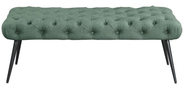 Coaster® Ella Teal Upholstered Bench-1