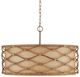 Currey & Company Saddle Tan Partita Pendant-2