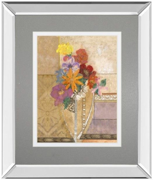 Classy Living Hollack Pansy 34" Wall Art-0