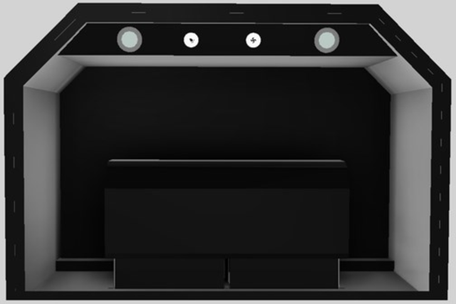 Vent-A-Hood® Designer Series 36" Black Wall Mounted Range Hood-3