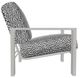 Telescope Casual Larssen Agra Classic/Snow Aluminum/Fabric Outdoor Cushion Arm Chair-2