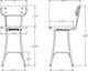 Amisco Customizable Bean Swivel Counter Stool-2