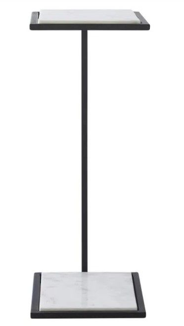 Renwil® Danica Matte Black/White C-Table-1