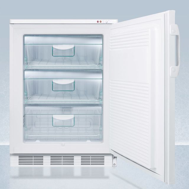 Accucold® by Summit® PLUS2 Series 24" 3.2 Cu. Ft. White All Freezer-1