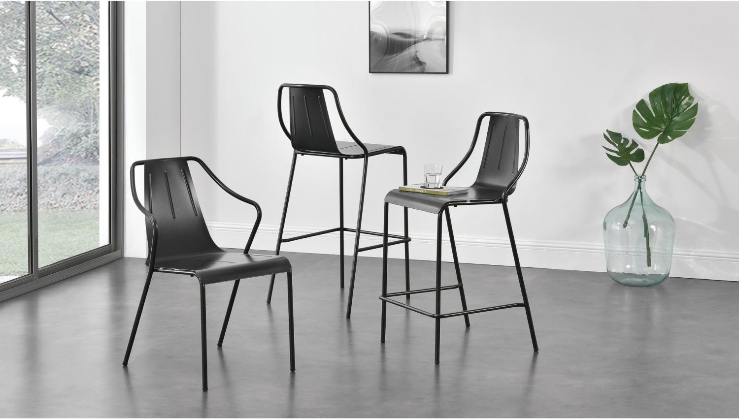 New Pacific Direct Callum Counter Stool - Thumbnail 5