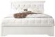 Global Furniture USA Pompei Metallic White Full Bed with LED-1