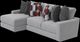 Jackson Furniture Arlo 2-Piece Oyster Left-Arm Facing Sofa Sectional and Chaise-0