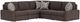 Flexsteel® Customizable Sky 5-Piece Fabric Modular Sectional-0