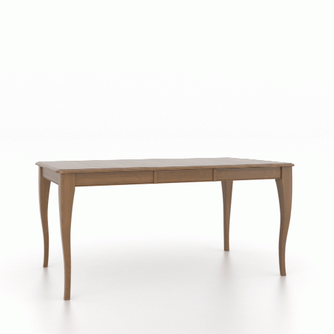 Canadel Customizable Gourmet 64" VC Base Dining Table with One Leaf -1