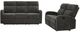 Coaster® Hamilton 2-Piece Charcoal Gray Manual Reclining Sofa Set-0